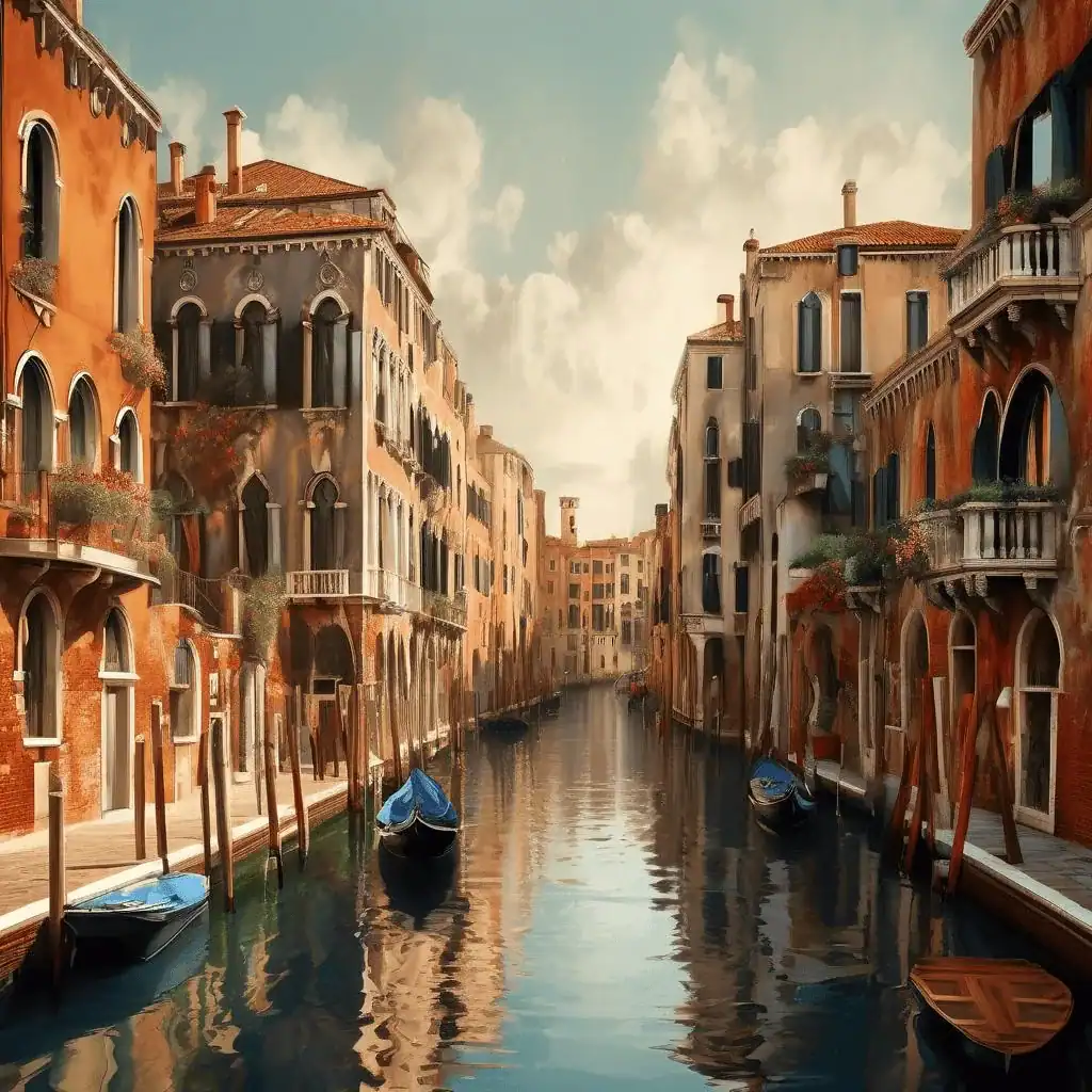 Venetian Canal – Antonietta Brandeis