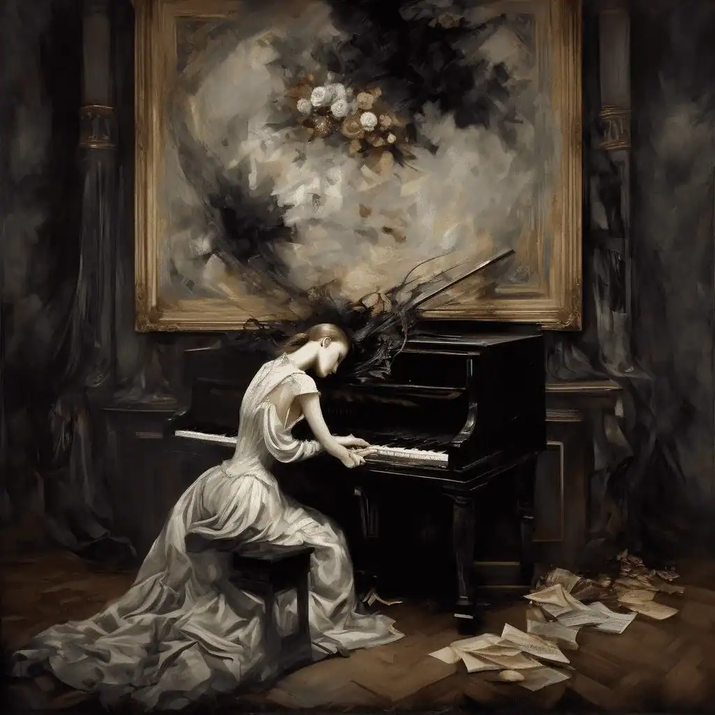 Death at the Piano – Maria Yakunchikova